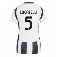 Koszulka piłkarska Juventus Manuel Locatelli #5 Strój Domowy dla kobiety 2024-25 tanio Krótki Rękaw